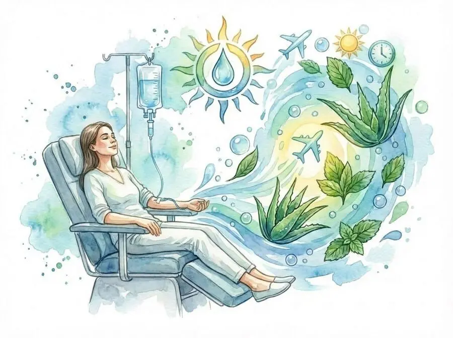 Recovery and reset after stress, heat, and travel