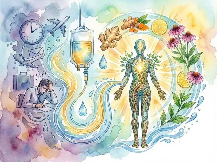 Immune support with IV therapy