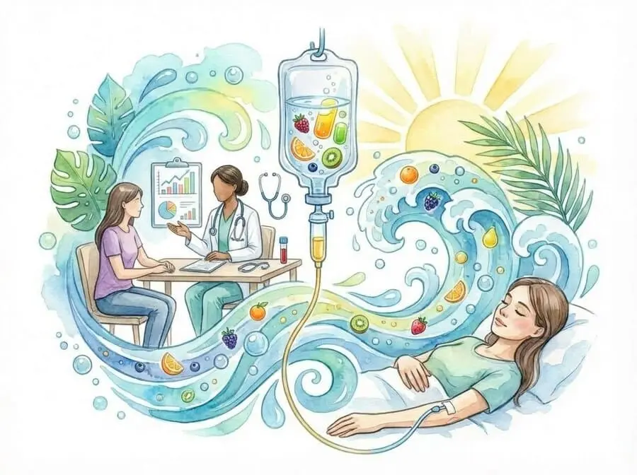 Vitamin IV drips and trace elements