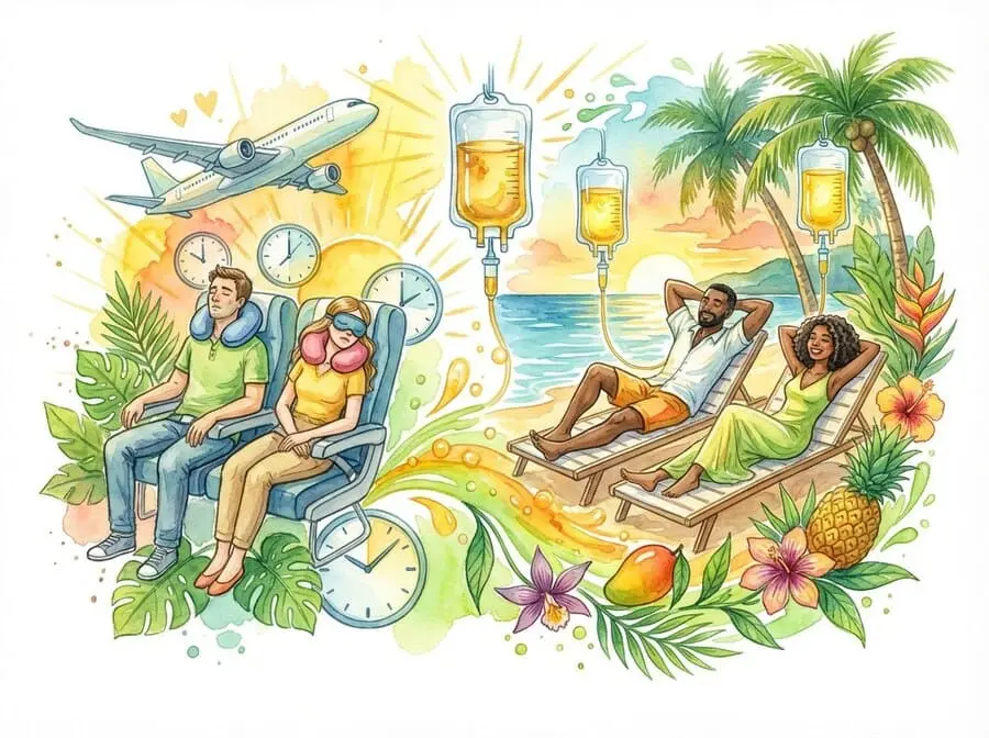 Велнес-капельницы: восстановление после перелетов и акклиматизация